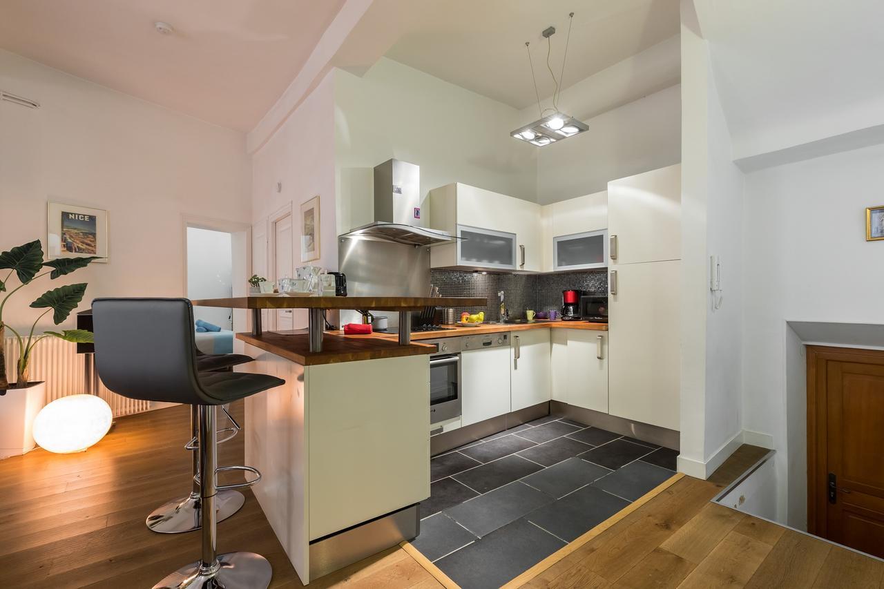 Pref 2 - F4 - Vaste Et Bourgeois ,3 Chambres, Ascenseur, Vx-Nice Bagian luar foto